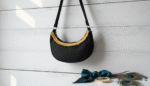 Handmade Black Cotton canvas sling /crossbody Bag – Eco-Friendly for girls Everyday & everywhere uses - Image 2