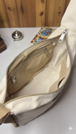 Krishnam sada sahayate Cotton canvas sling / crossbody Bag – Eco-Friendly & Stylish Everyday & everywhere uses - Image 3